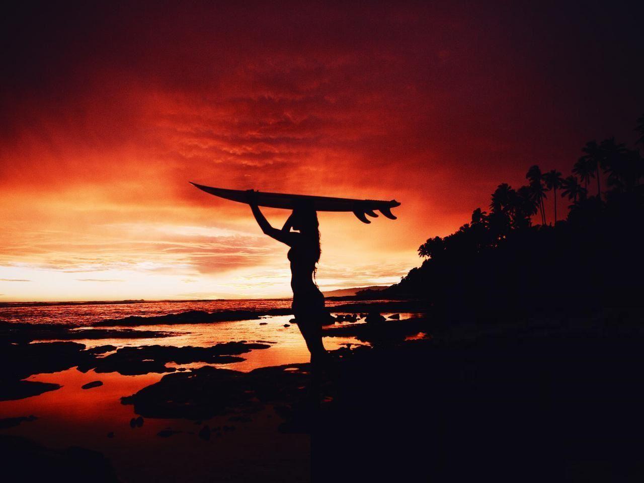 SURFING Sunset Wallpaper. Wallpaper. Sunset