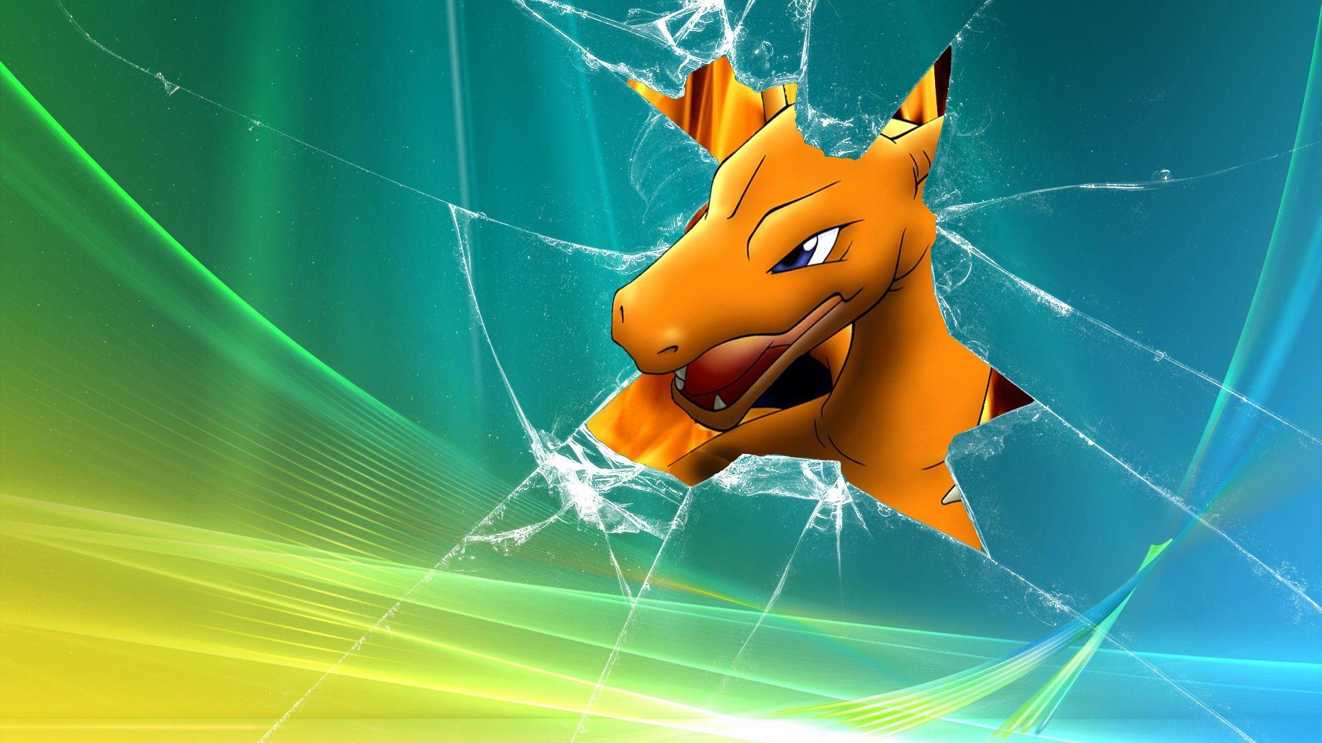 Full Screen Wallpaper Fresh Pokemon Broken Screen Windows Vista