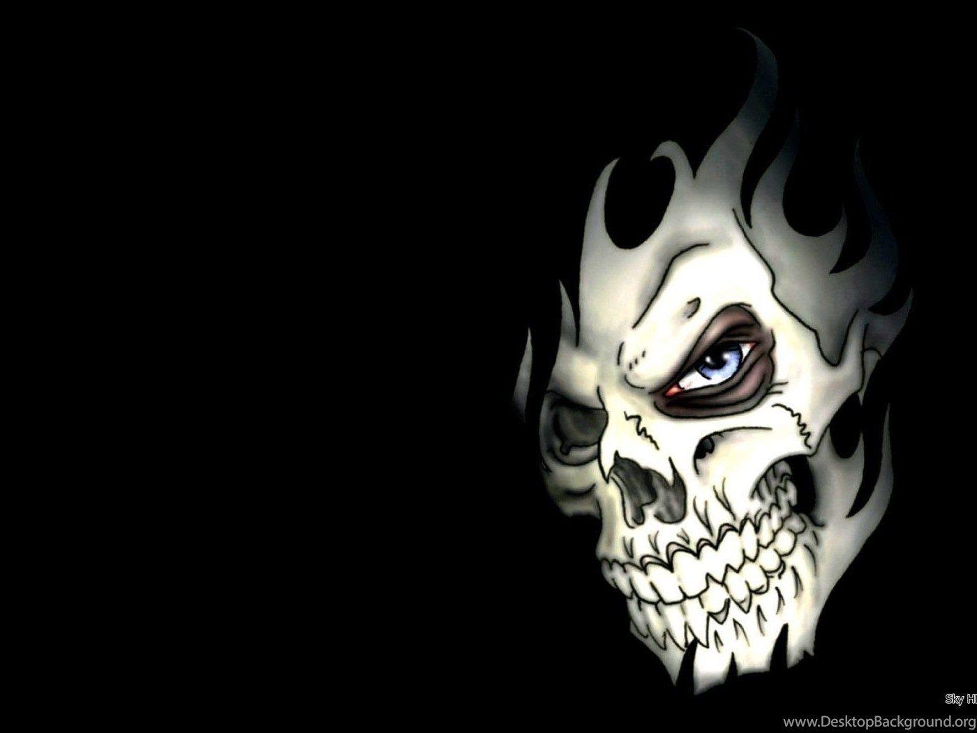 3D Skulls Wallpaper Desktop Background