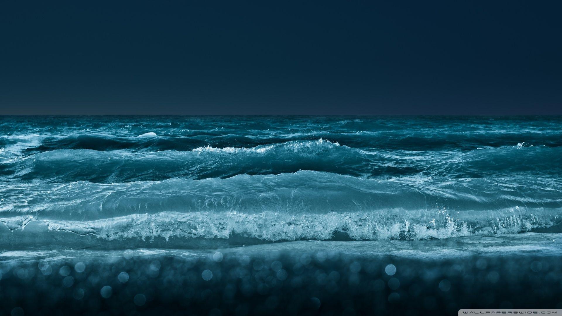 Sea At Night ❤ 4K HD Desktop Wallpapers for 4K Ultra HD TV • Dual