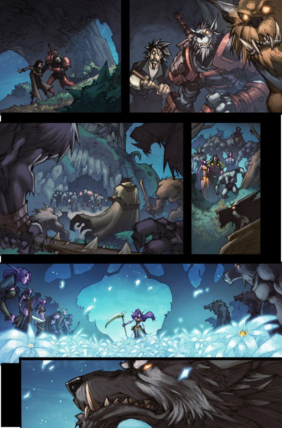 Comics World Of Warcraft: The Curse Of Worgen wallpaper Desktop