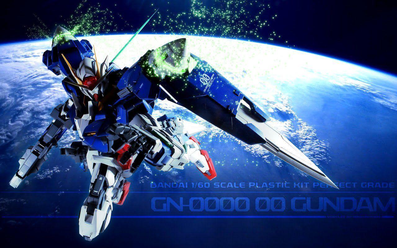 Gundam Anime Earth Green Particles Gunpla Raiser