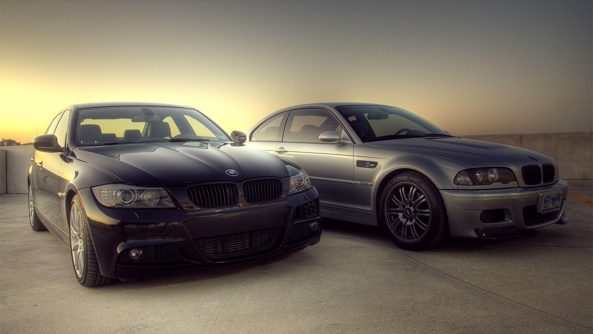 BMW, cars, BMW M3, BMW E46, BMW E90 wallpaper
