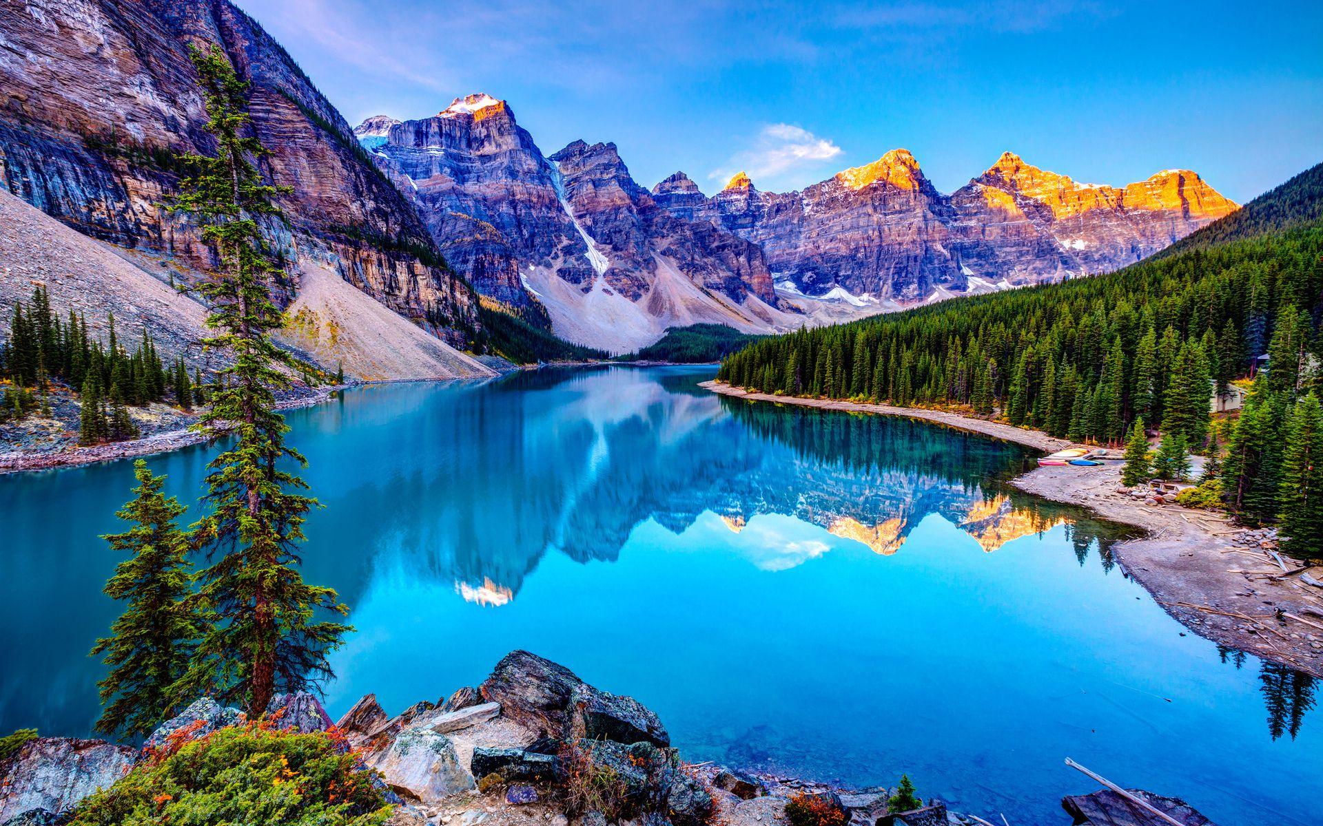 Widescreen Beautiful Mountain HD Resolution Nature On Wallpaper High