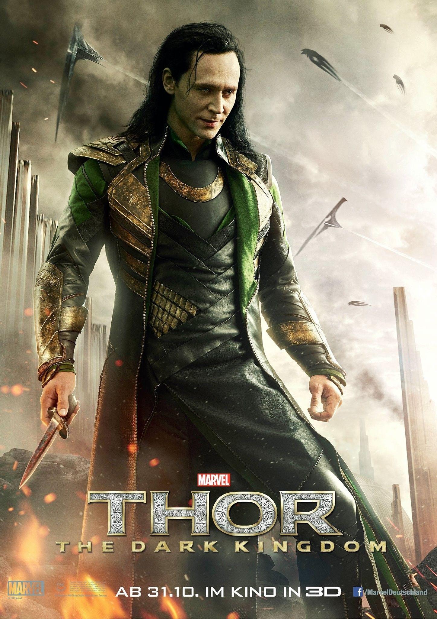 Thor The Dark World Poster Loki HD Wallpaper, Background Image