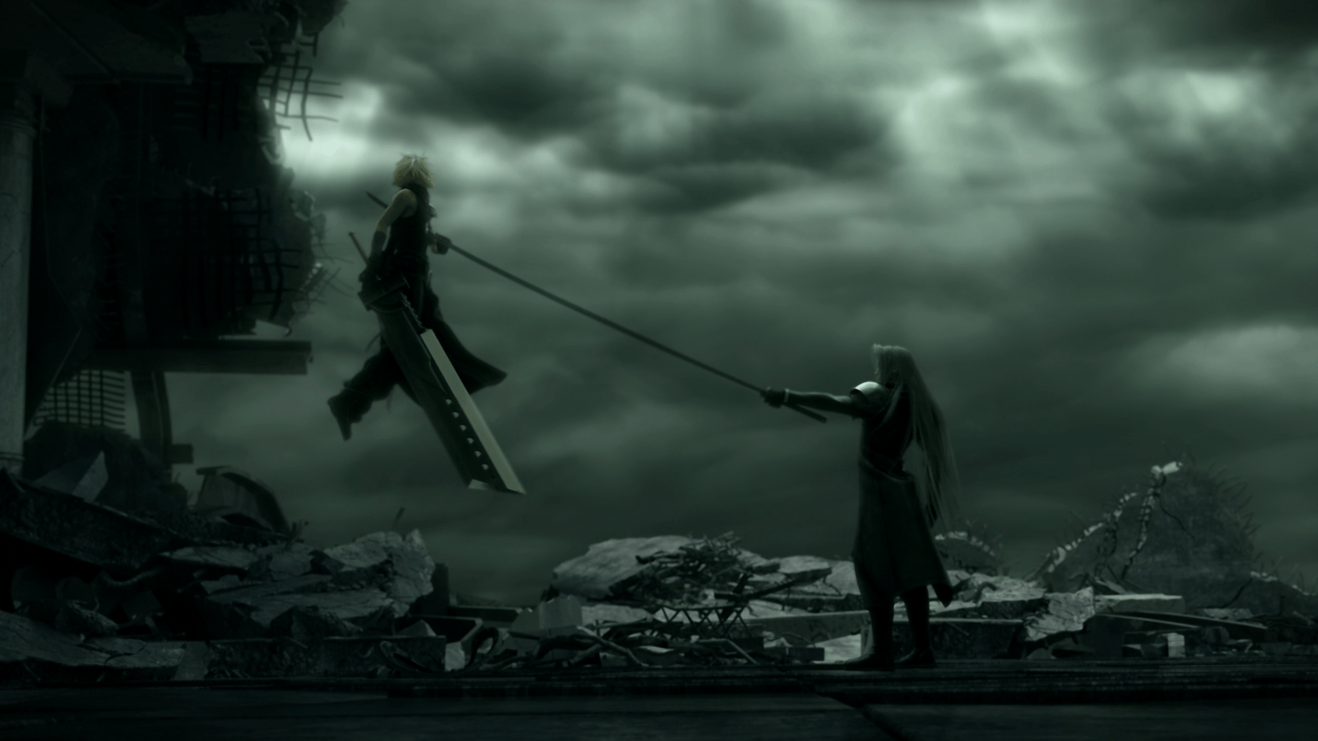 Final Fantasy VII Advent Children, Sephiroth, Cloud Strife wallpaper