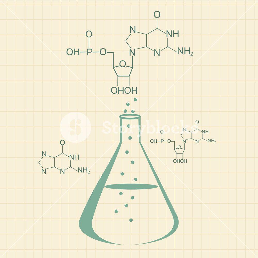 Abstract Chemical Background Royalty Free Stock Image