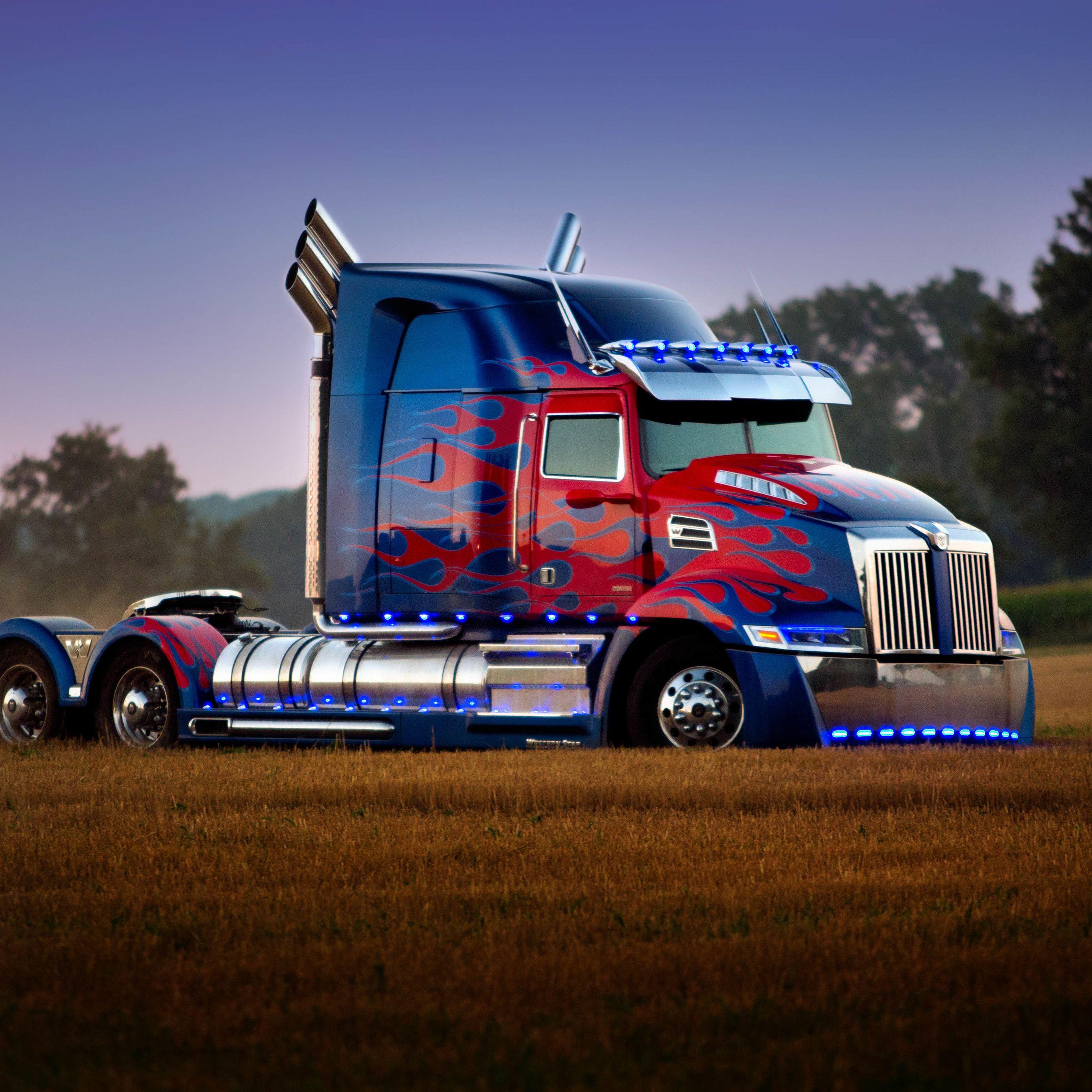 Transformers The Last Knight 5 Optimus Prime Truck 5k iPad