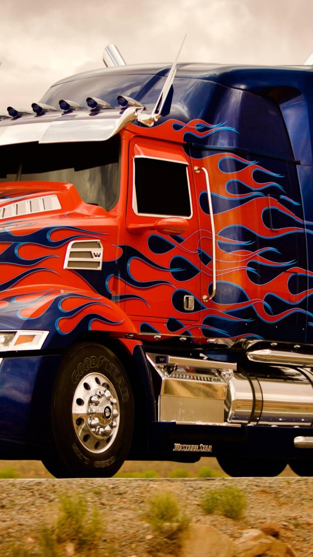 Optimus prime truck transformers 4 wallpaper