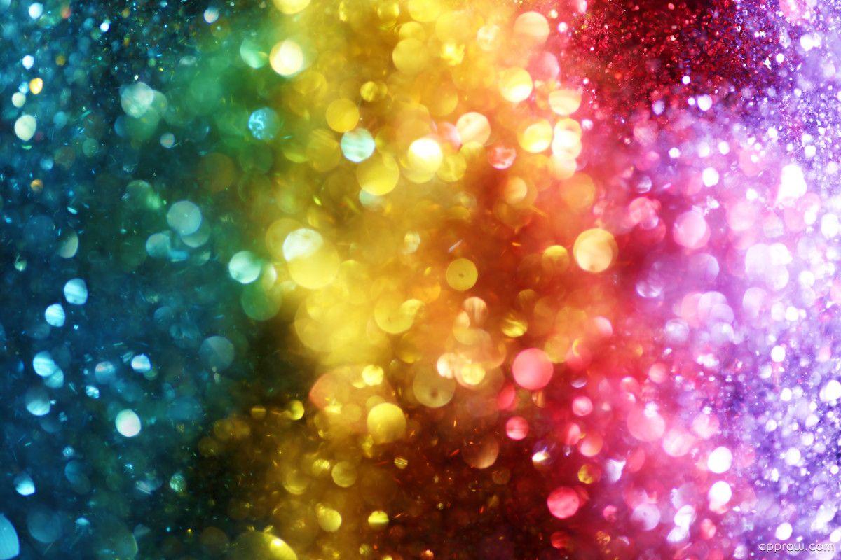Glitter Rainbow Wallpapers - Wallpaper Cave