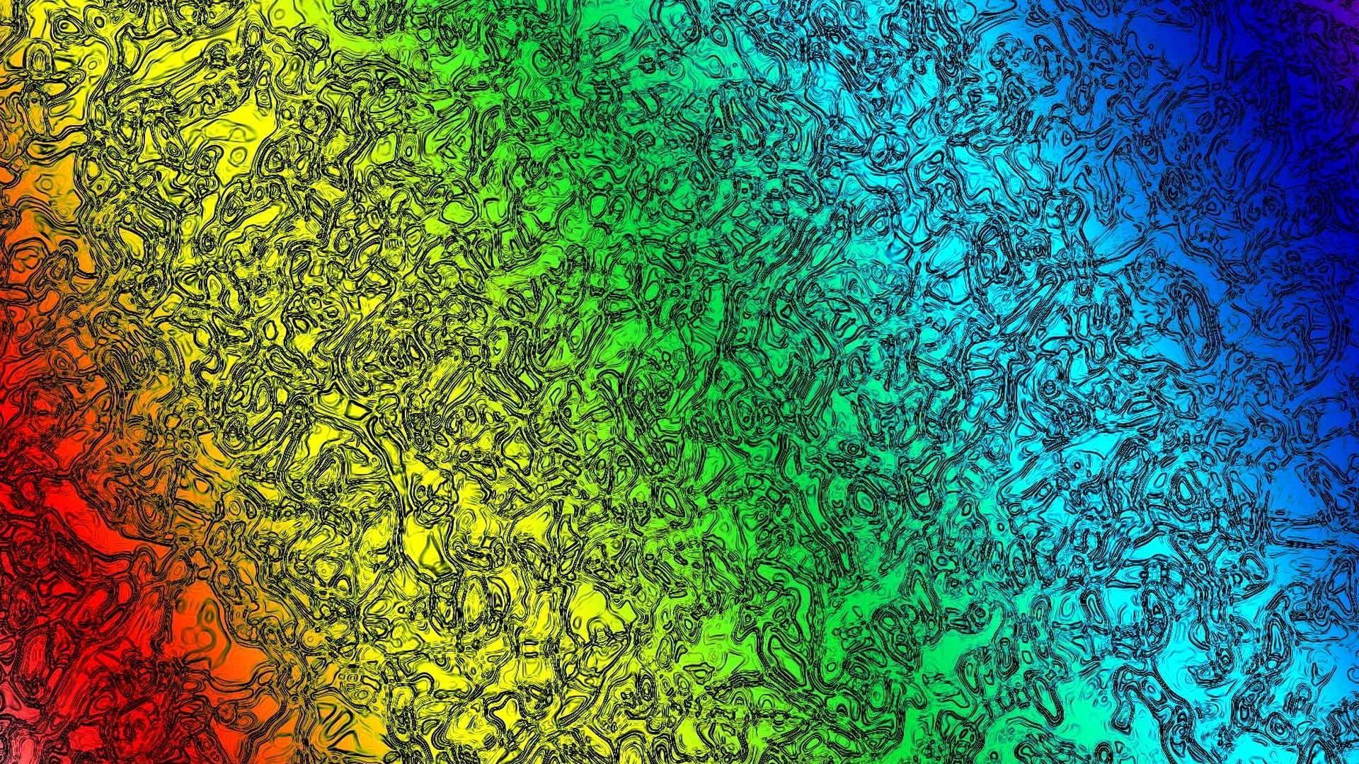 Water Abstract Rainbow Wallpaper