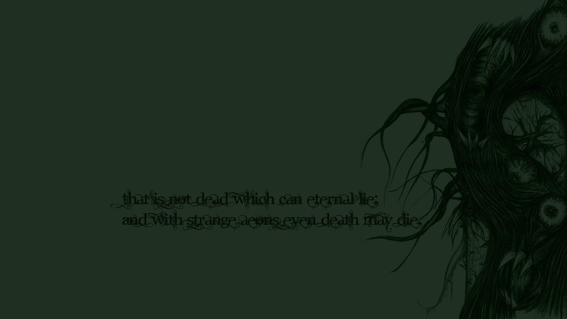 lovecraft quote wallpaper