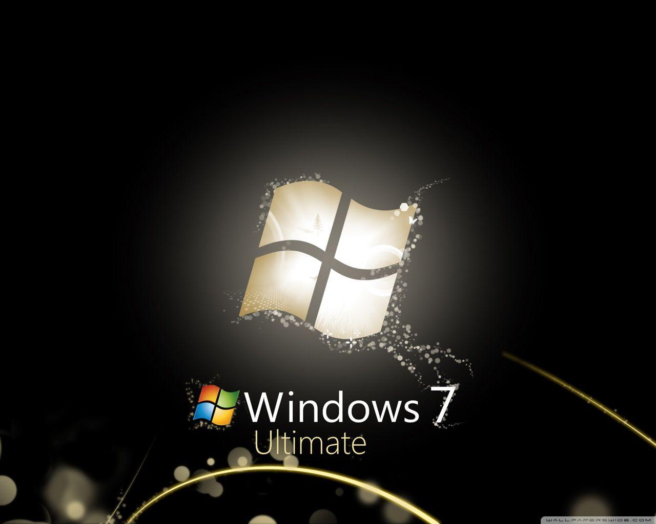 Windows 7 Ultimate Bright Black ❤ 4K HD Desktop Wallpaper for 4K