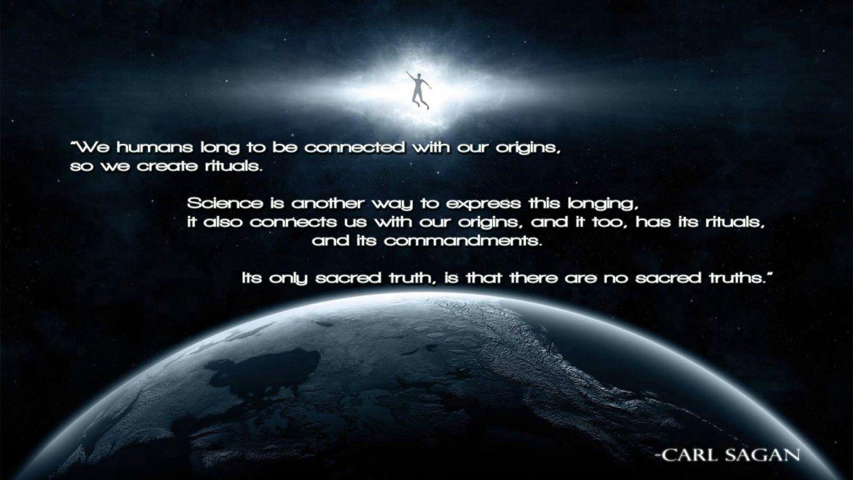 Carl Sagan Origin Truth Science wallpaperx1080