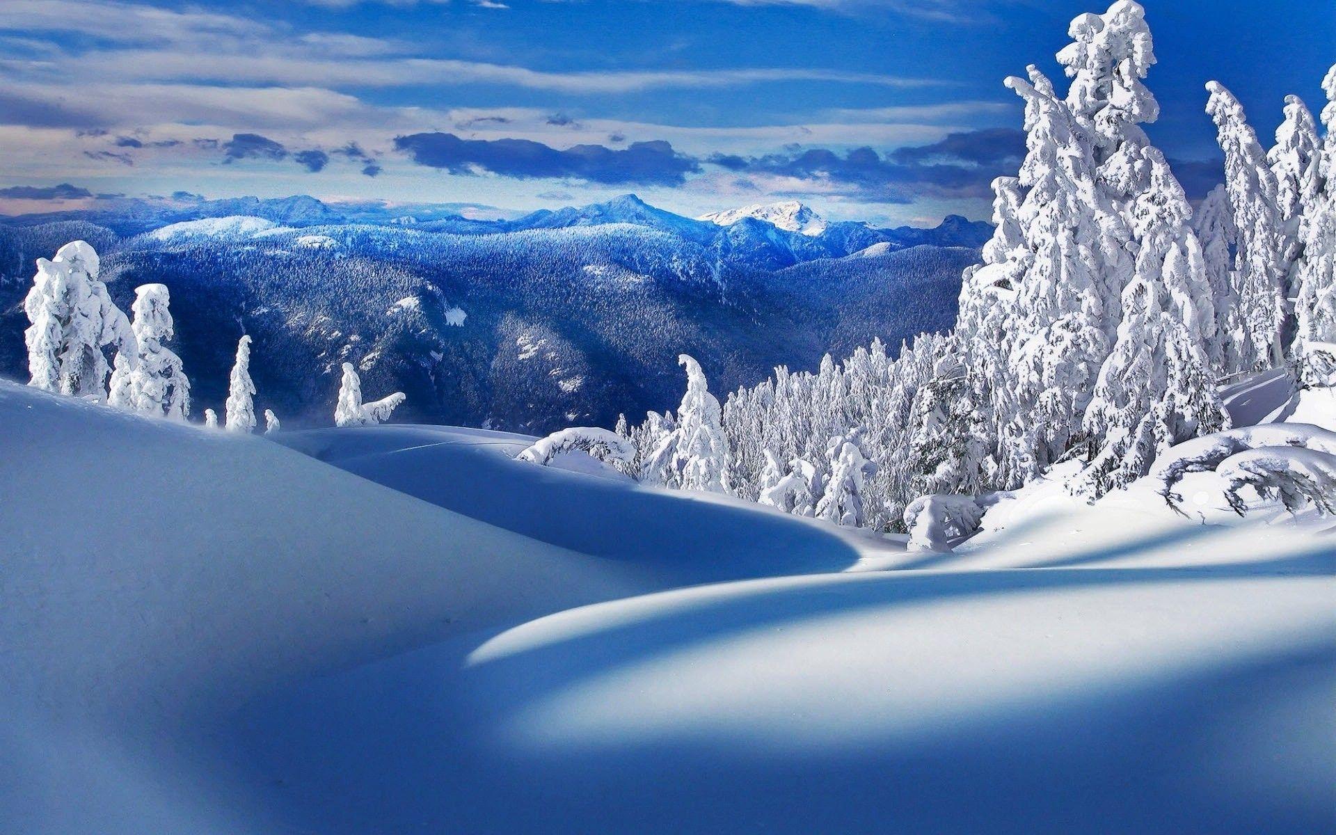 Beautiful Winter Scenery Wallpaper. Beautiful winter scenery
