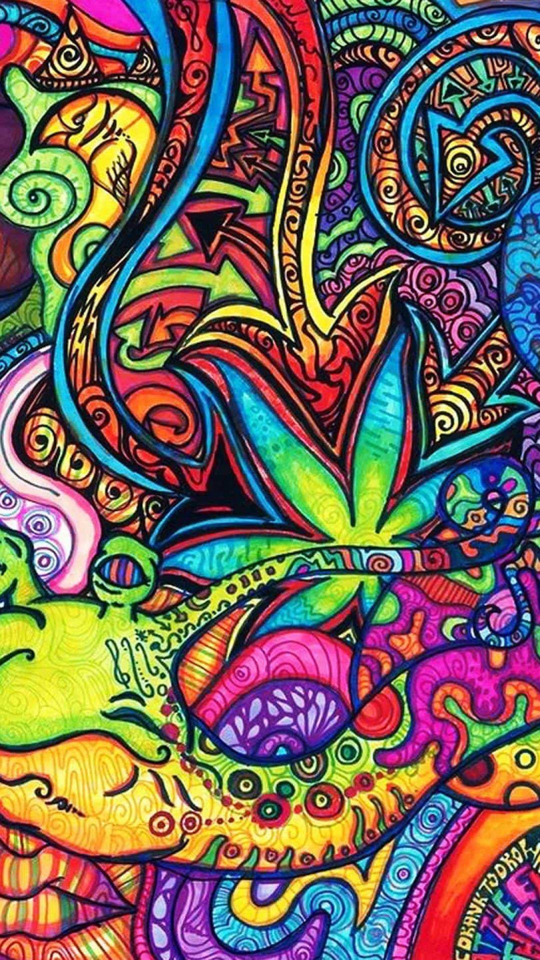 Psychedelic Trippy Background For Desktop Android iPhone HD. ∂Ѧηї
