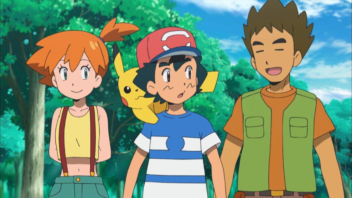 Pokémon the Series best friends forever: Ash, Misty and Brock