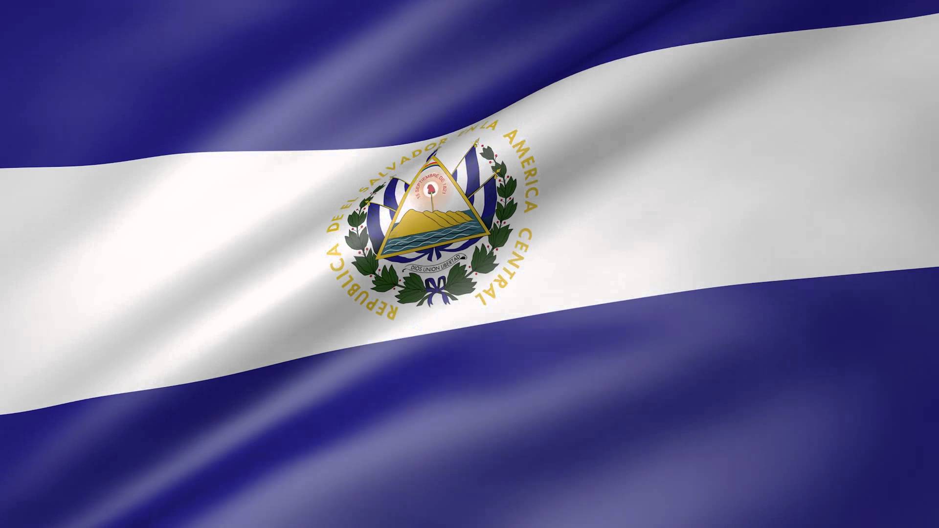 El Salvador Animated Flag.