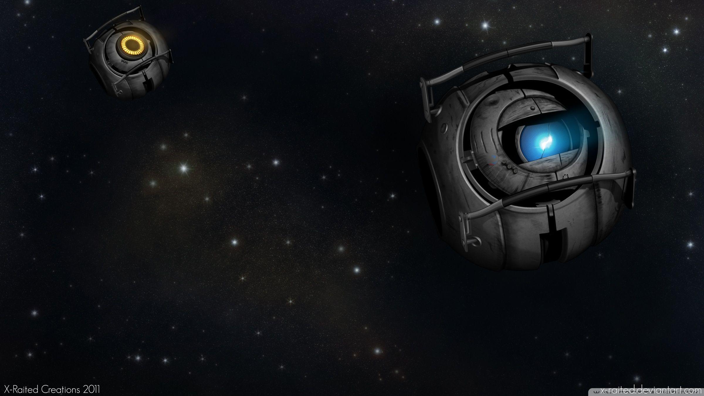 Portal 2 Wheatley In Space ❤ 4K HD Desktop Wallpaper for 4K Ultra