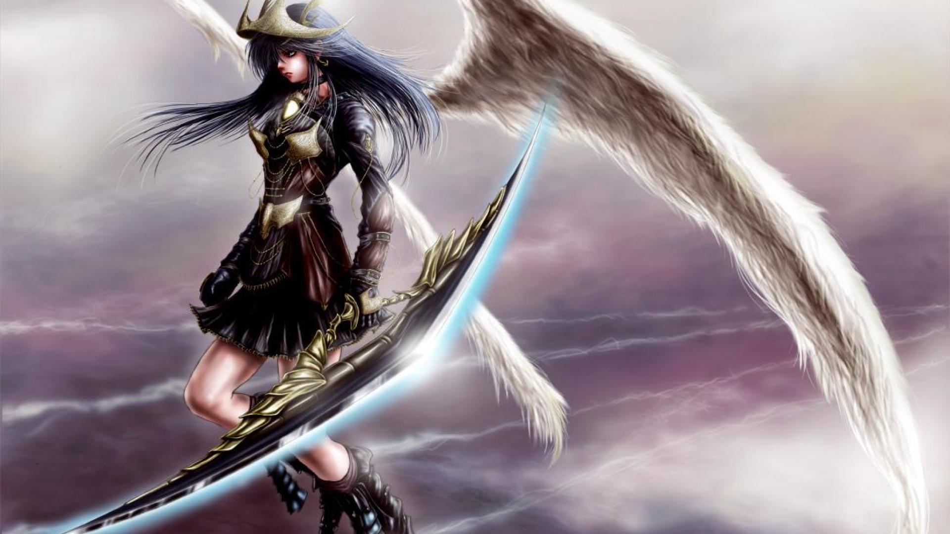 Awesome Wallpaper Anime Angel High Quality Desktop HD Background