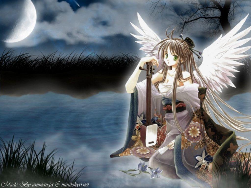 Free Wallpaper Anime Angel HD Desktop Angels Cave For Smartphone