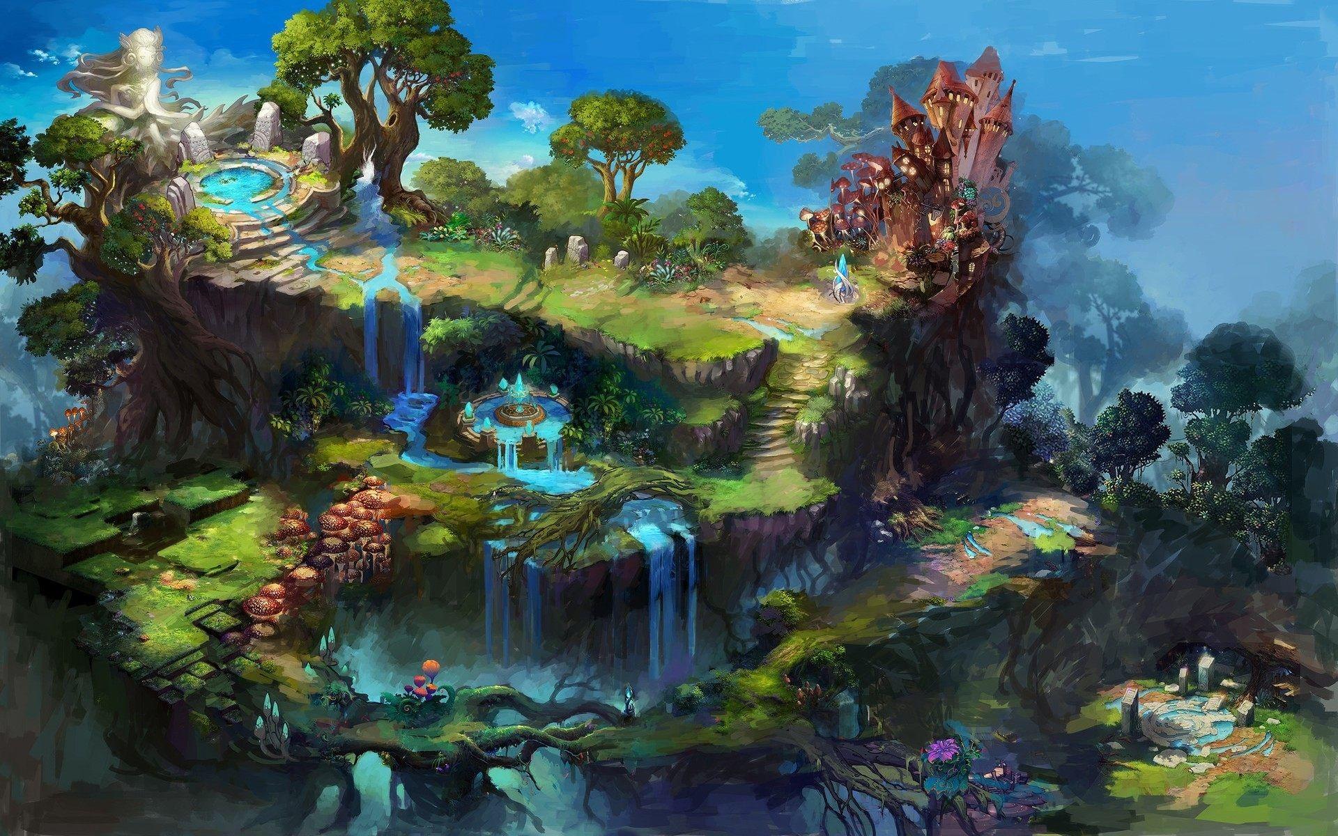 Wallpapers Hd Fantasy World Wallpaper Cave