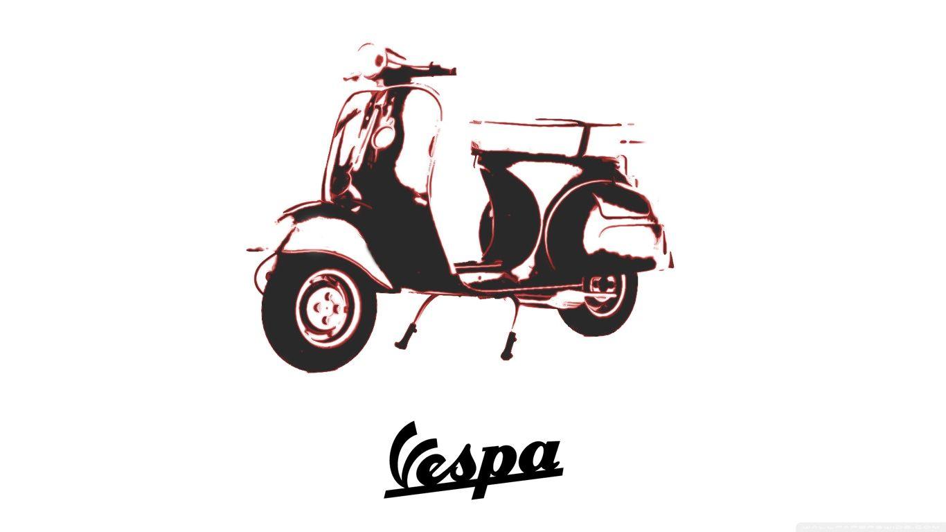 Vespa Wallpaper 10 X 768