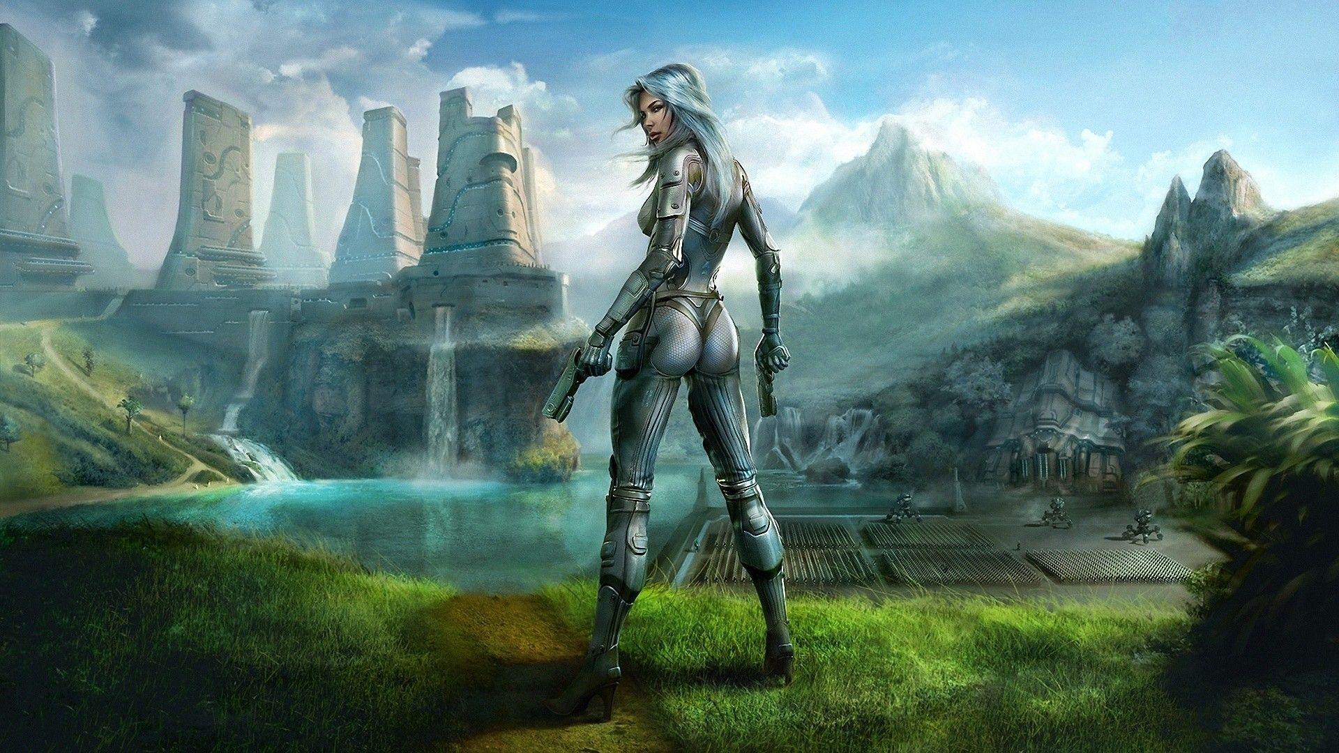 Download the Dual Wielding Future Wallpaper, Dual Wielding Future