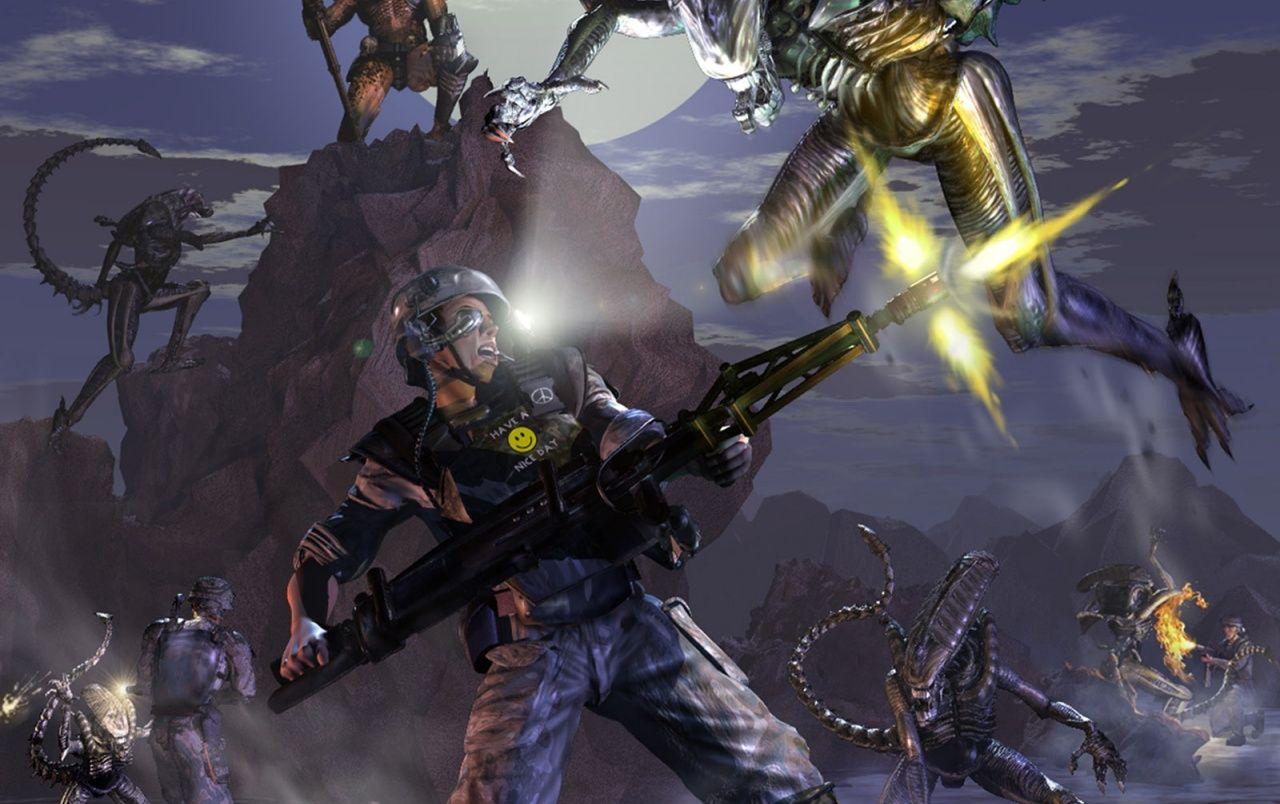 Aliens vs. Predator 2 wallpaper. Aliens vs. Predator 2