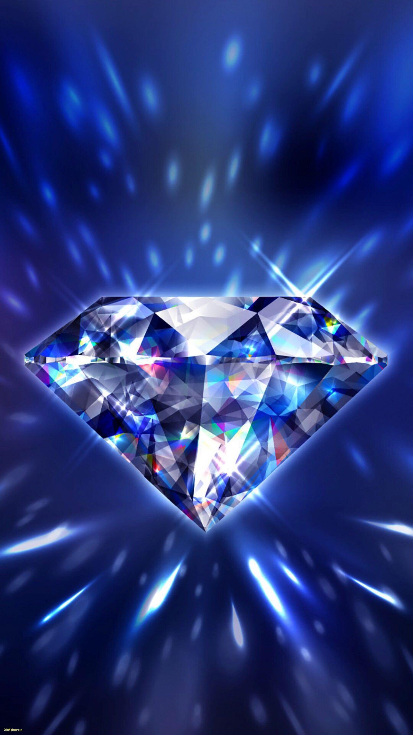 Diamond Wallpaper Blue Diamond Wallpaper Image