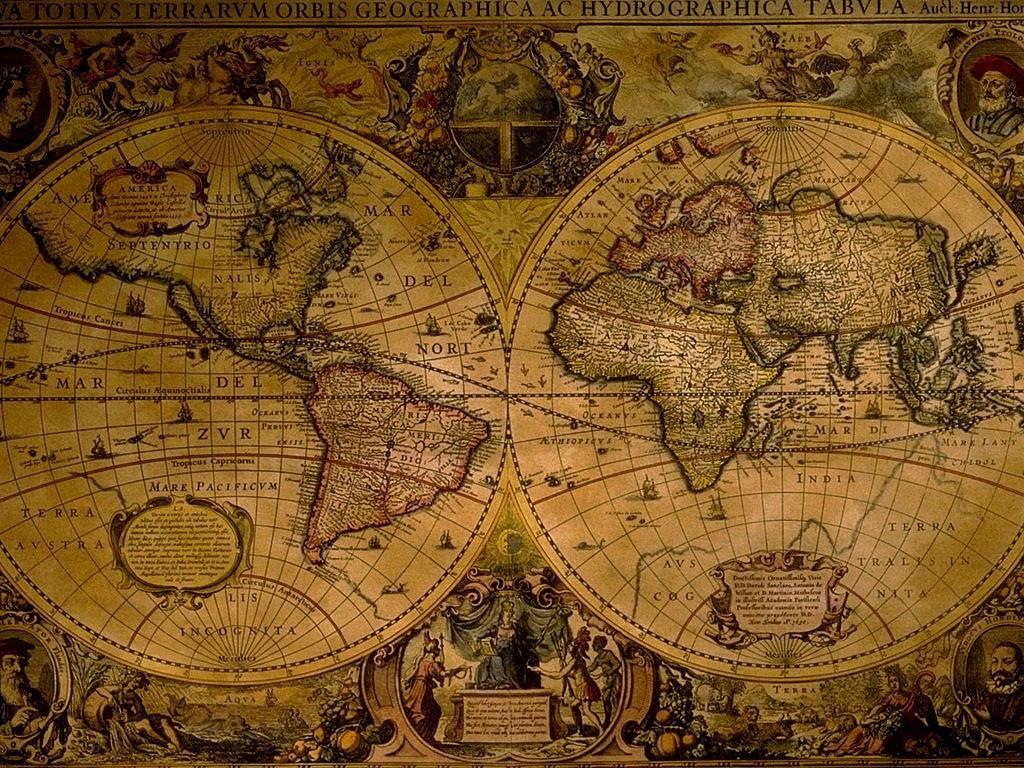 Ancient World Map HD Wallpaper. Style. HD