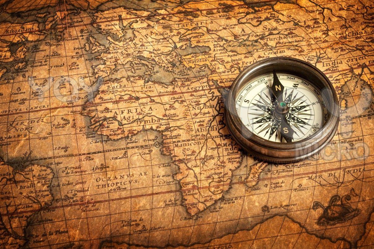 Free World Old Vintage Compass Ancient Map HD Wallpaper Download