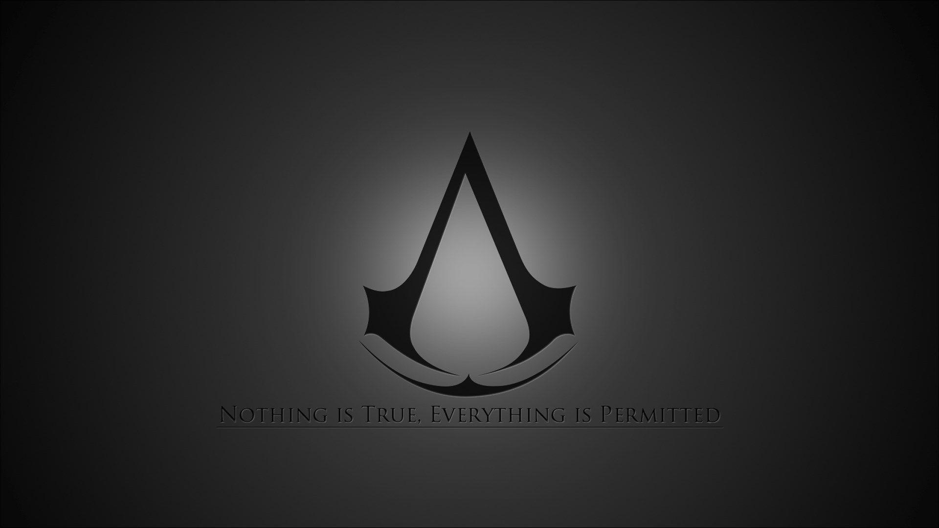 best game assassins creed logo wallpaper HD. ololoshenka