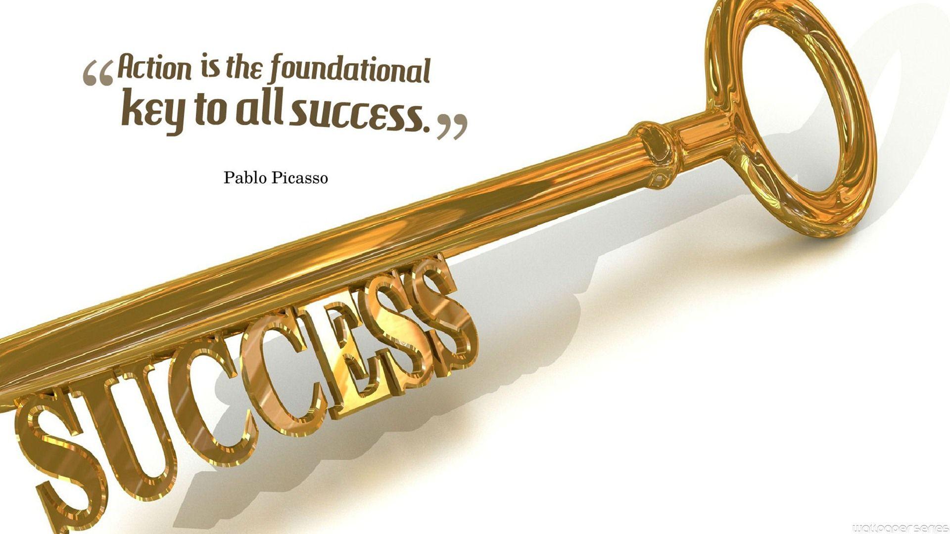 Key Of Success Quotes Wallpaper 10706