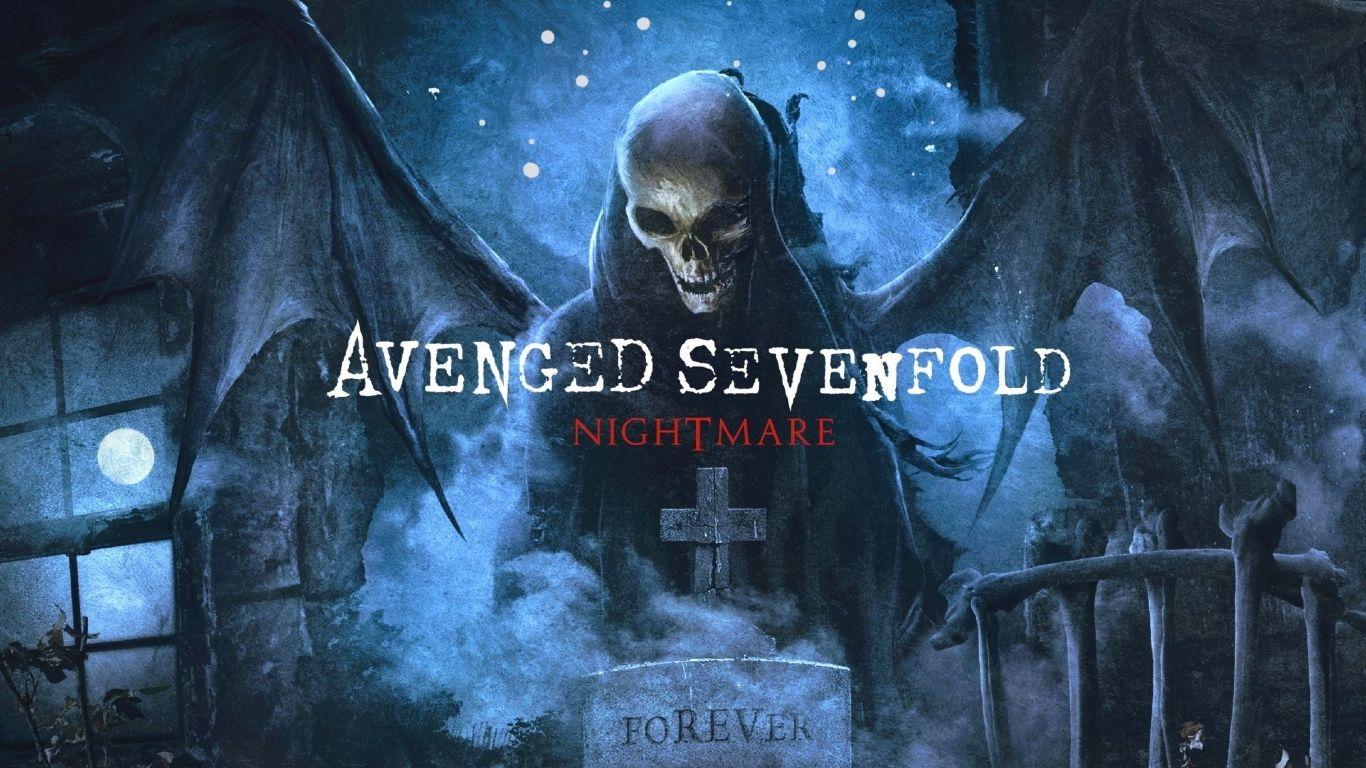 Avenged Sevenfold Logo Nightm HD Wallpaper, Background Image