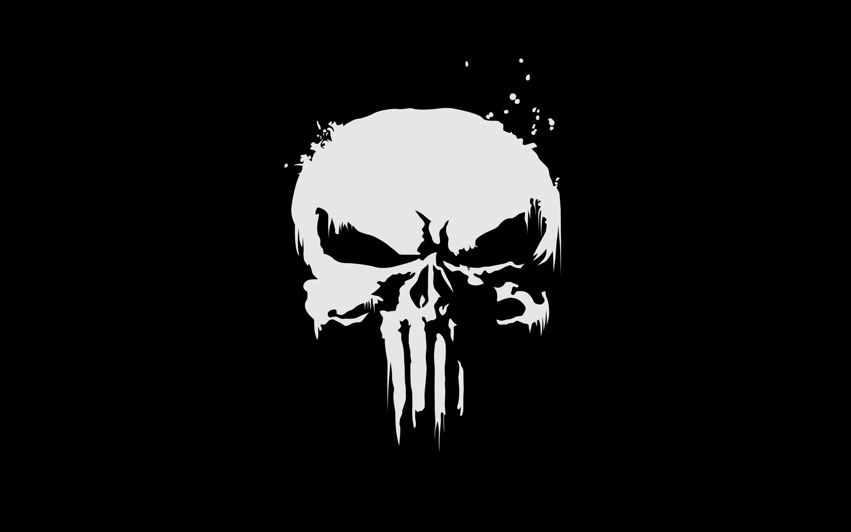 The Punisher Logo 4k Macbook Pro Retina HD 4k Wallpaper