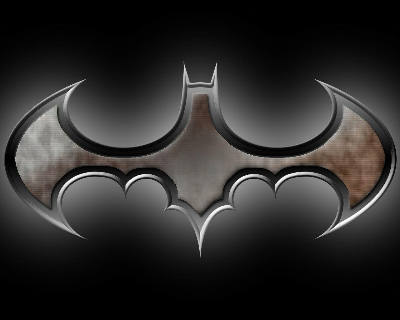 Metal Batman Logo HD Wallpaper