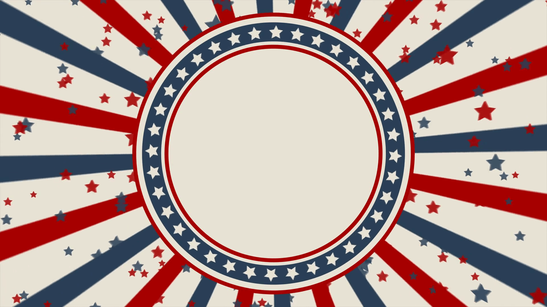 Vintage style American patriotic background. Looped animation Motion