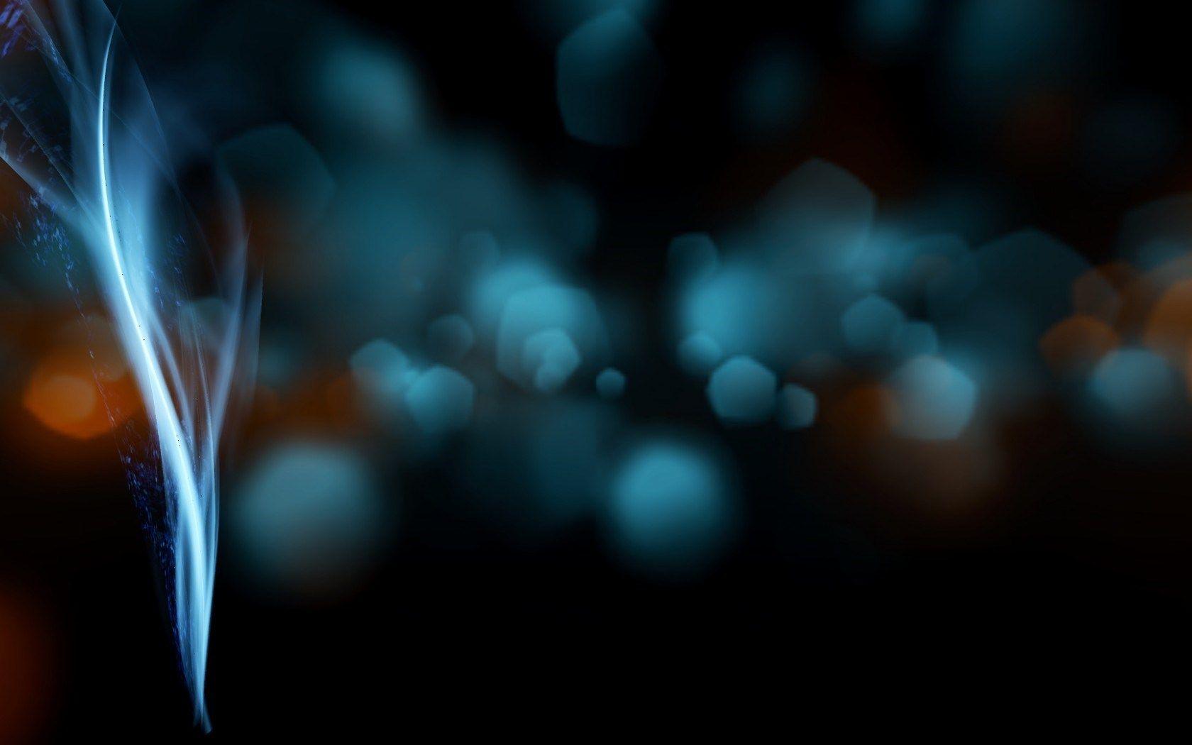 animus, abstract, bokeh lights, smoke, background, HD wallpaper