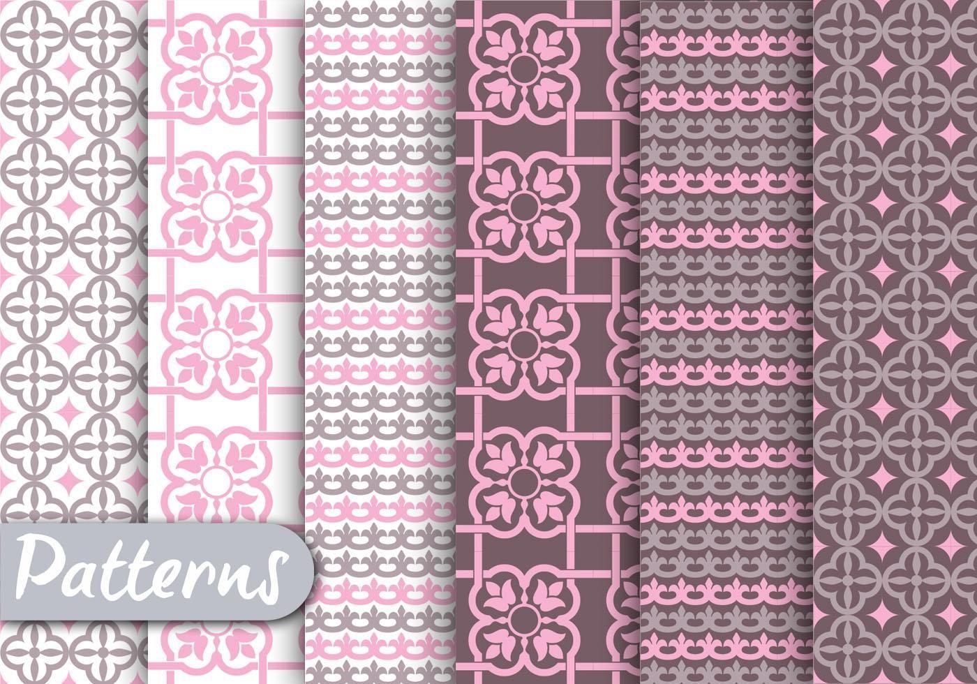 Pastel Ornamet Pattern Set. записная. Pastels