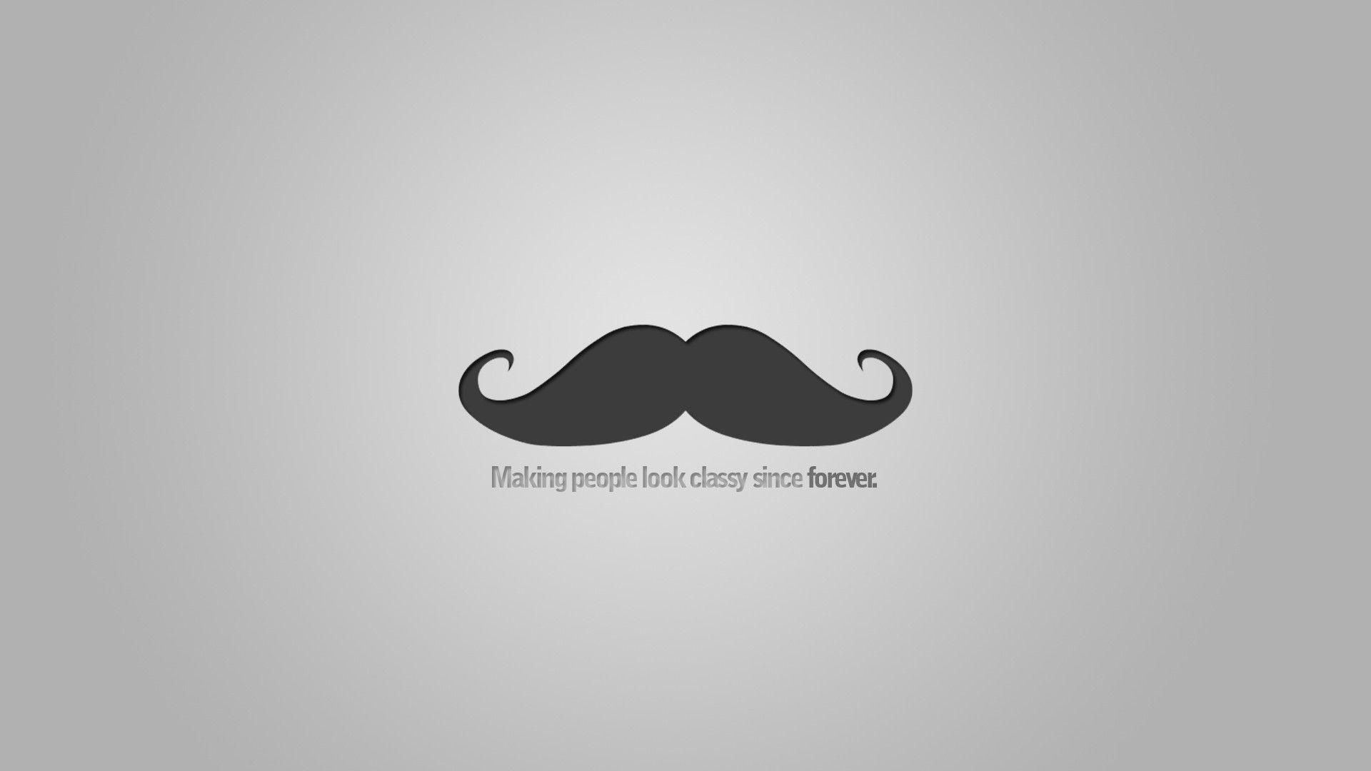 Cute Mustache Wallpaper