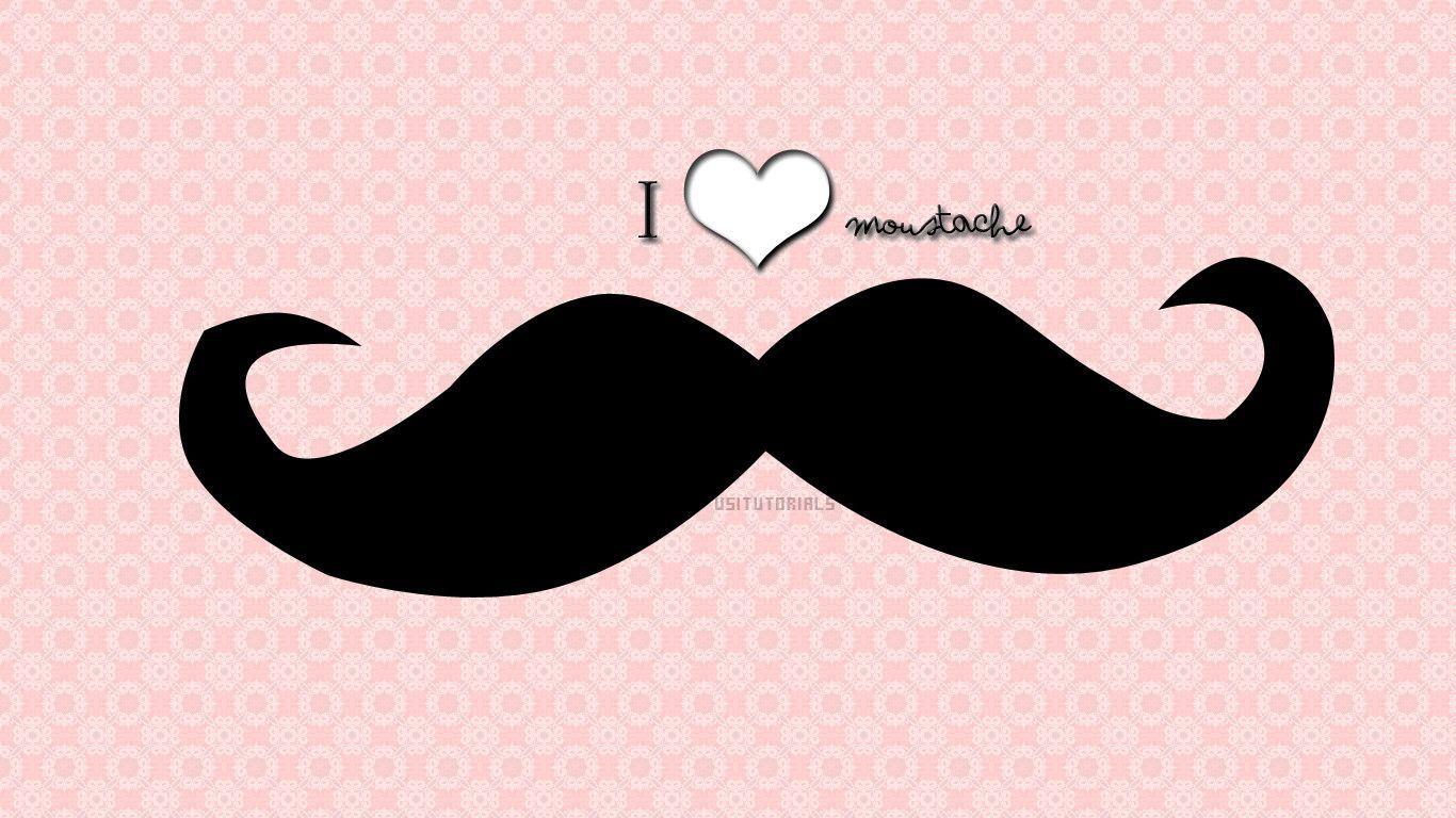 Cute Mustache Wallpaper (Picture)