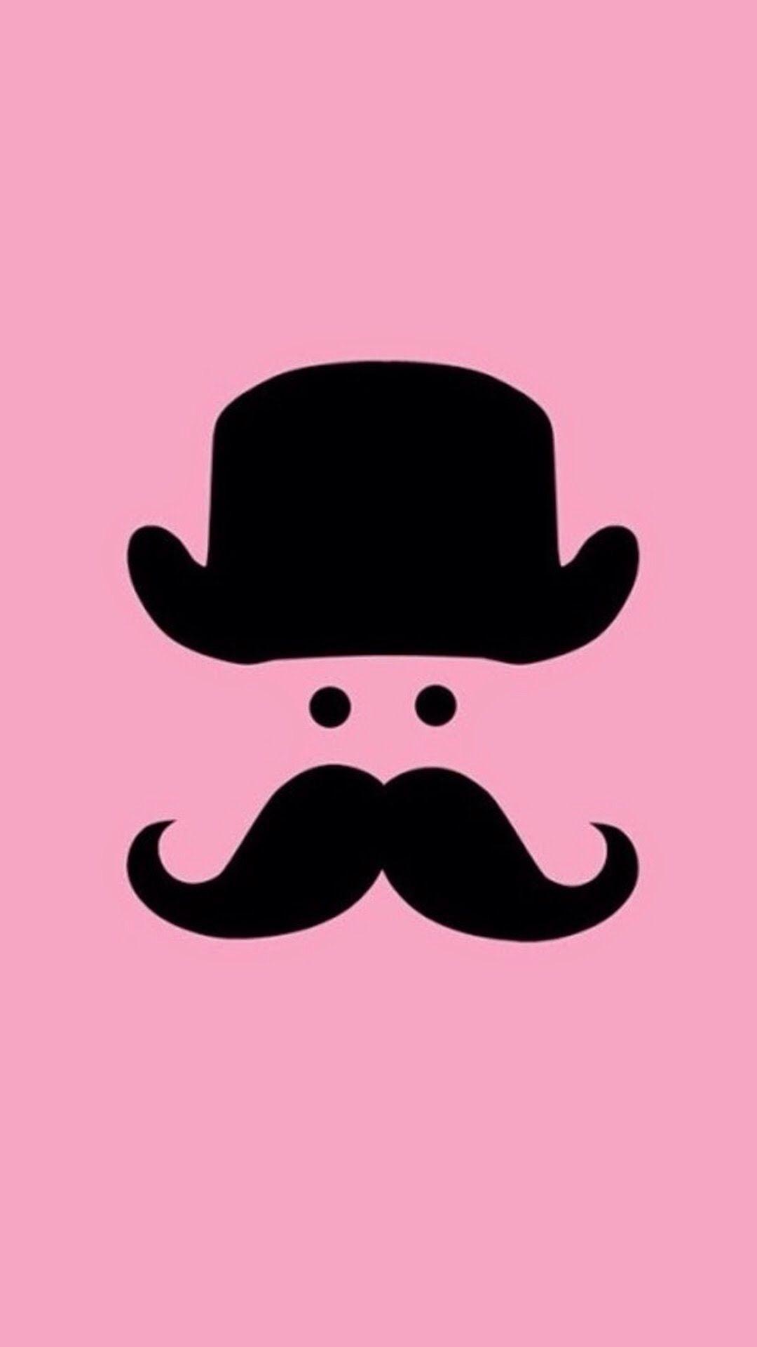 cute mustache wallpaper iphone