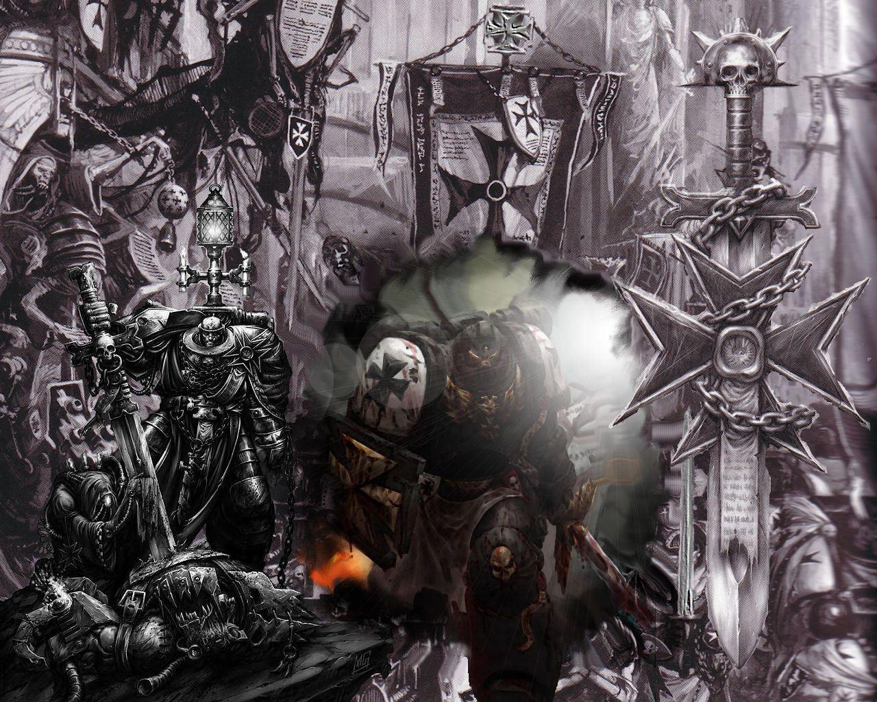 Space Marines Black Templars Warhammer K Fanpop (1280×1024). Warhammer Art, Warhammer 40k Artwork, Warhammer