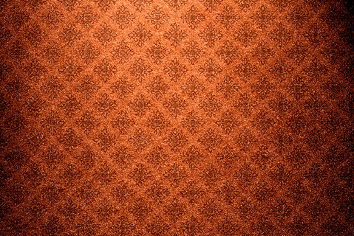 Brown Vintage Damask Background