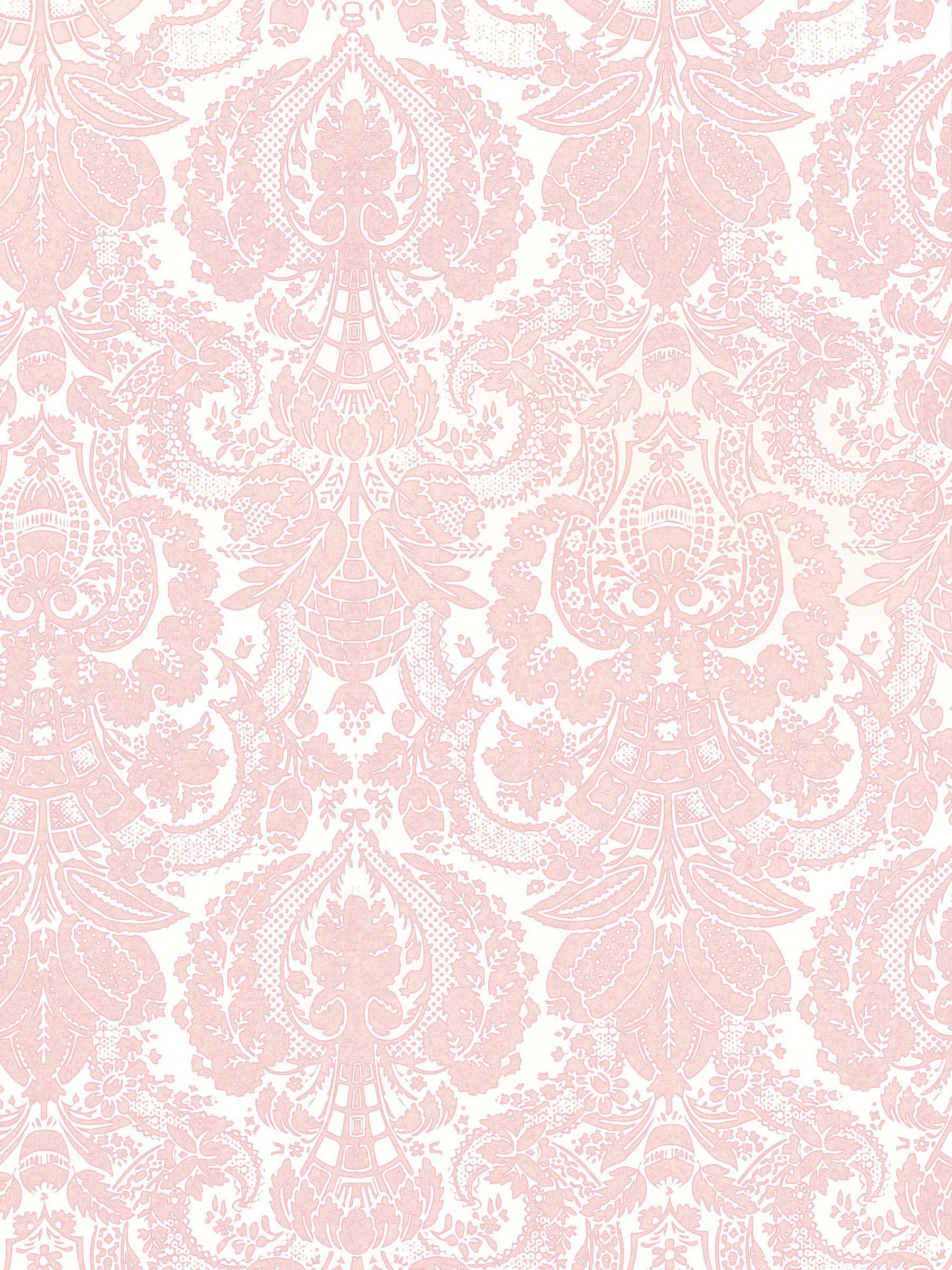 Retro Pink Seamless Damask Wallpaper Stock Vector  Illustration of  renaissance abstract 49223176