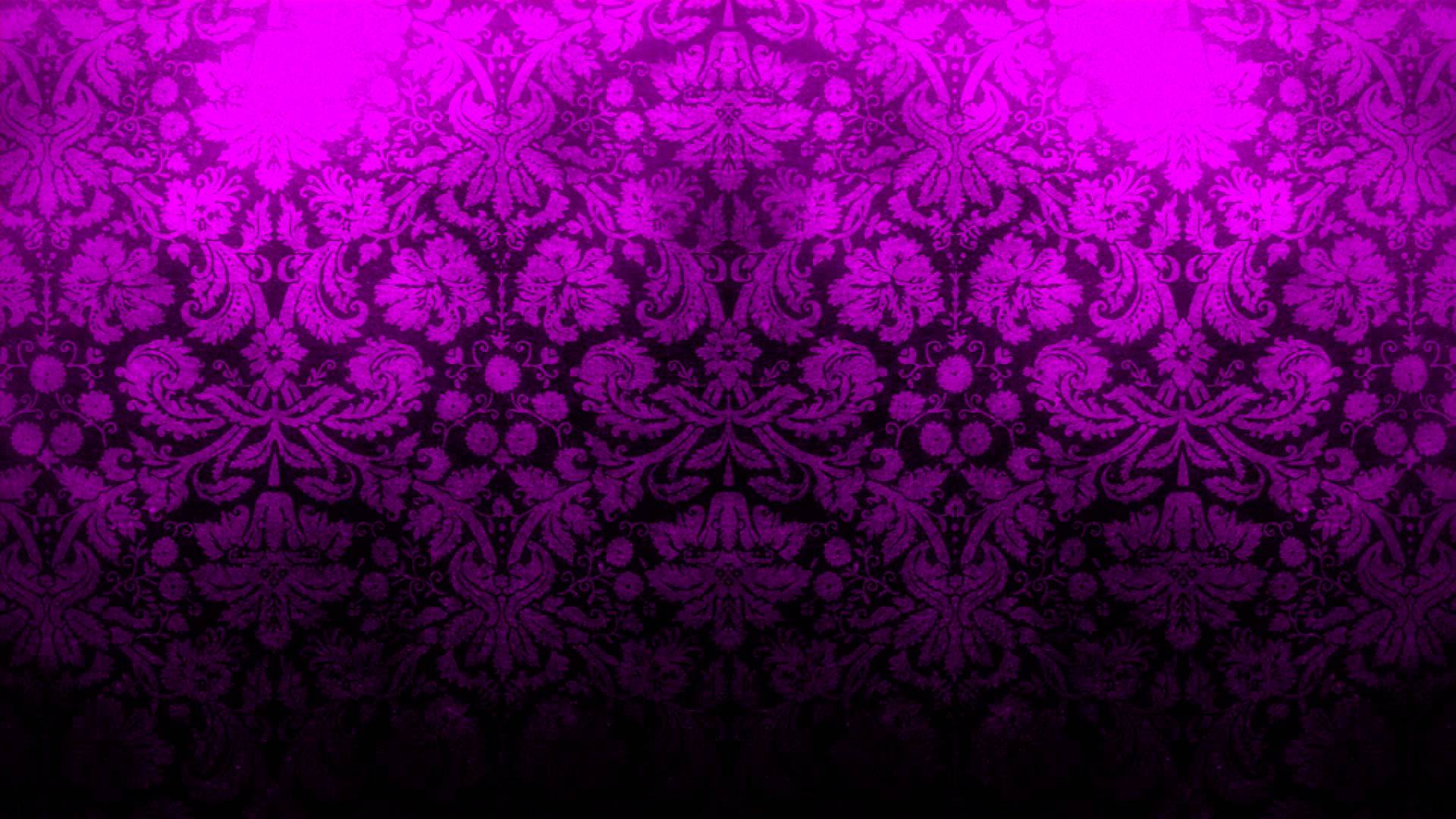 Purple Damask Video Background Loop