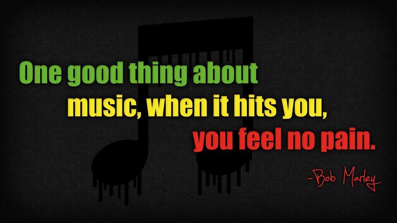 Music Quote HD wallpaper by #BobMarley. Inspiring Image