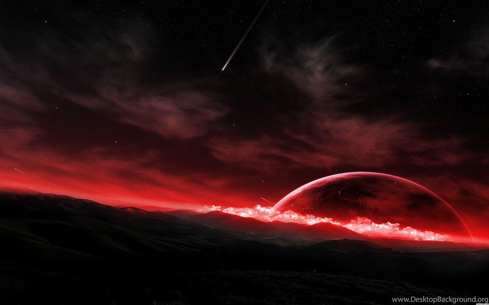 Red Blood Moon Wallpaper For Desktop And Mobile Download Desktop