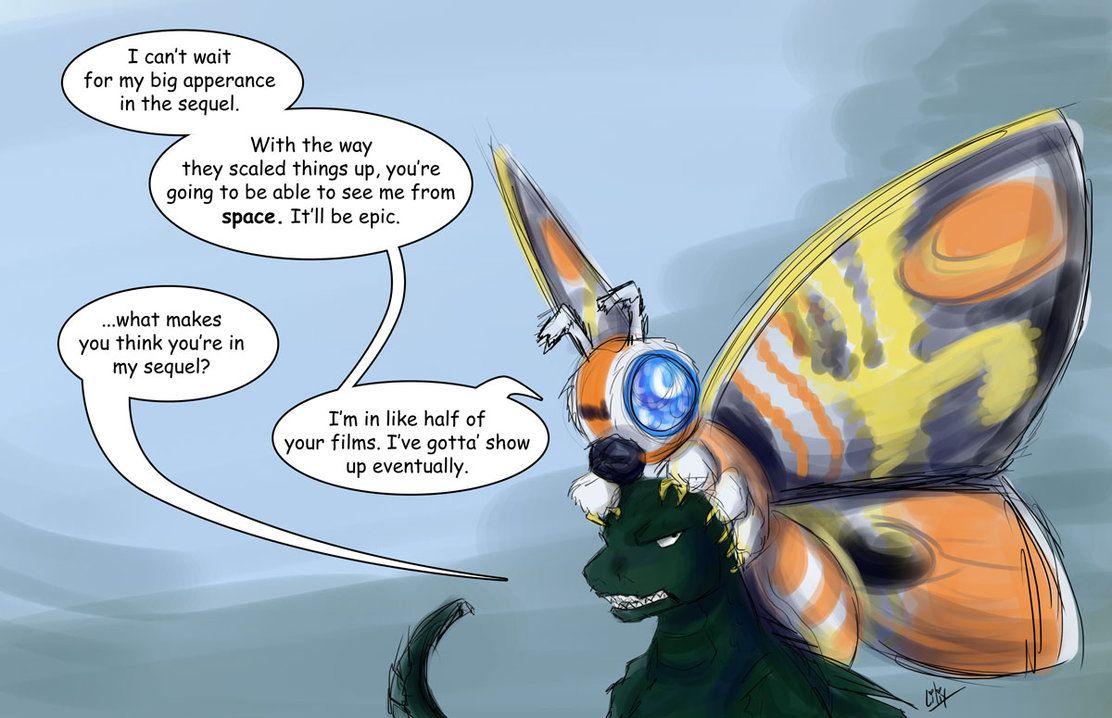 Godzilla and Mothra